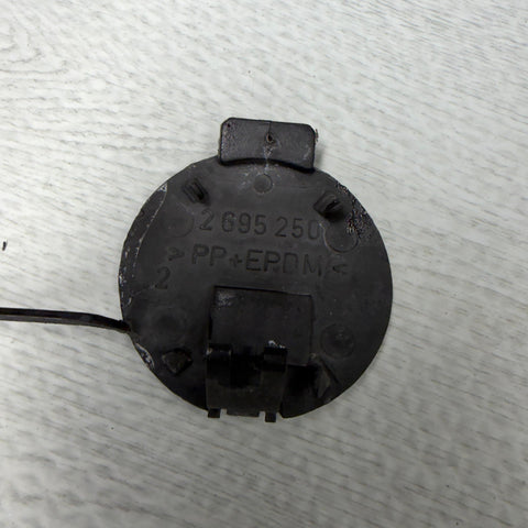 01-06 BMW E46 M3 Front Bumper Tow Hook Eye Cover OEM 2695250 Carbon Black