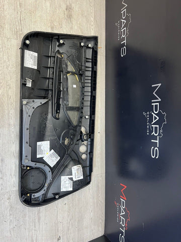 01-06 BMW E46 M3 PASSENGER RIGHT SIDE DOOR PANEL CARD BLACK OEM