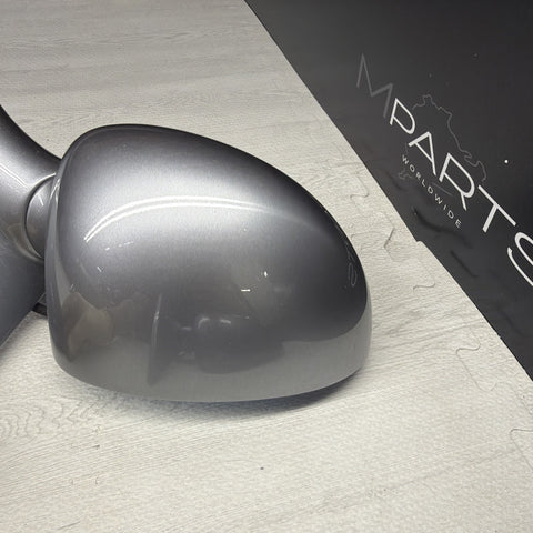 01-06 BMW E46 M3 Side View Door Mirrors Pair Mystic Blue *Notes*