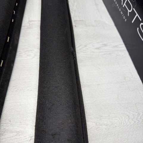 2001-2006 BMW E46 M3 Coupe Front A Pillars Trims Cover Black OEM *Peeling*