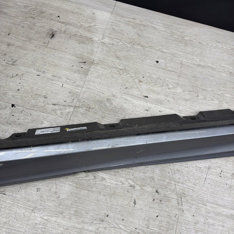 BMW F10 11-16 Left Side Skirt Rocker Panel Molding USED OEM Space Gray