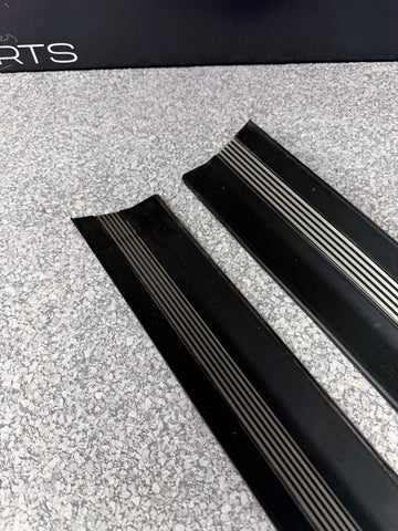 94–99 BMW E36 M3 2 Coupe Door Sill Trim Left & Right Pair Black OEM
