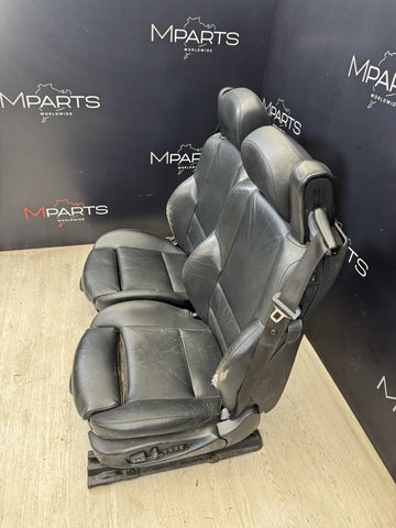 01-06 BMW E46 M3 Convertible Interior Front Non Heated Seats Black *Notes*
