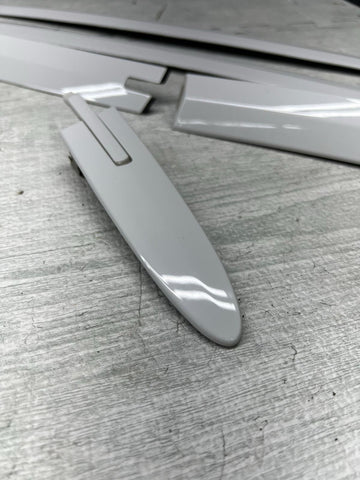 07-13 BMW E93 328 335 M3 Convertible Roof Trims Covers Moldings White Set OEM