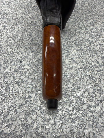 99-03 BMW E39 M5 Emergency Hand Brake Lever Boot Handle Wood Nappa OEM
