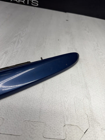 01-03 BMW E46 M3 Coupe Trunk Lid Grip Key Deck Handle Topaz Blue *Broken Tabs
