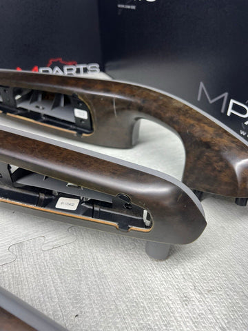 01-06 BMW E46 M3 Convertible Interior Armrests Trim Set Titan Shadow Grey