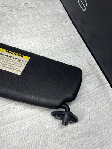 01-06 BMW E46 M3 Convertible Left Driver Side Sunvisors Sun Visor Black