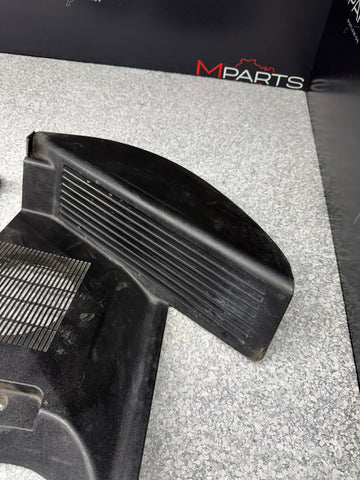 92-99 BMW E36 M3 325 Dead Pedal Kick Panels Speaker Cover Pair BLACK