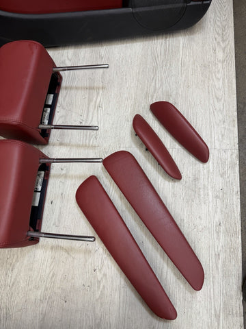 01-06 BMW E46 M3 OEM Complete Convertible Interior Imola Red Powered Heated