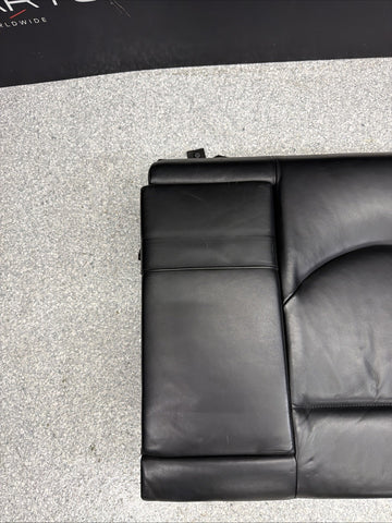 2001-2006 BMW E46 M3 COUPE REAR LEFT SEAT UPPER BACKREST LEATHER CUSHION BLACK