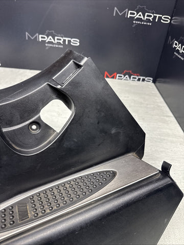 01-06 BMW E46 M3 Left Right Kick Dead Pedals Covers Trims Panels Genuine Black