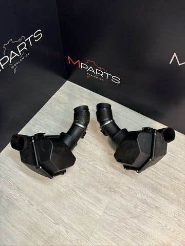 OEM 13-16 BMW F06 F10 F12 F13 M5 M6 S63 Intakes Air Filter Intake Airbox Set