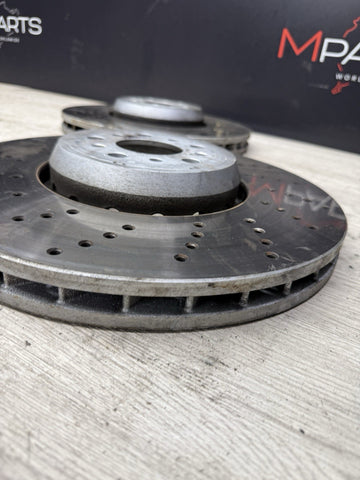 OEM 18-24 BMW F97 G01 G02 X3M FRONT BRAKE DRILLED DISCS ROTORS