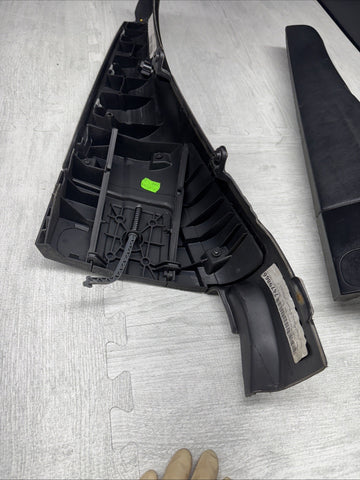 01-06 BMW E46 M3 CONVERTIBLE REAR INTERIOR QUARTER TRIMS COVERS PANELS BLACK