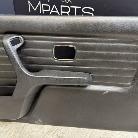 BMW E30 318is Coupe Right Passenger Side Door Card Panel Black