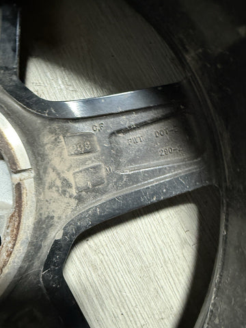 18” 2024 2025 FORD MUSTANG 18x8 5 SPOKE WHEEL RIM OEM Black PR3C1007AA *DENT