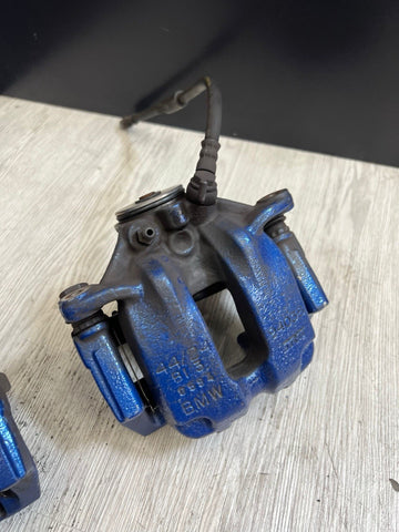 13-17 BMW F06 F10 F12 F13 M5 M6 REAR LEFT & RIGHT BRAKE CALIPERS BLUE