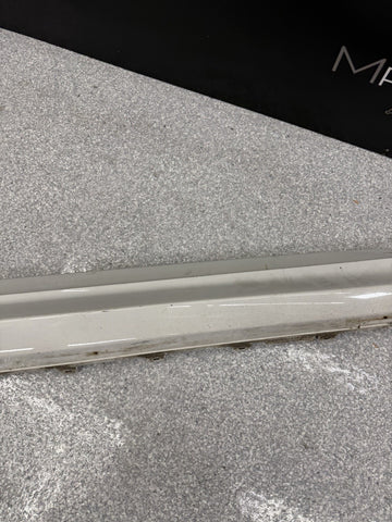 15-20 OEM BMW F82 F83 M4 Right Passenger Side Skirt Rocker Panel Alpine White