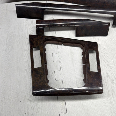 00-06 BMW E46 325ci 330ci 328ci Complete Wood Trim Set Coupe Armrests Center