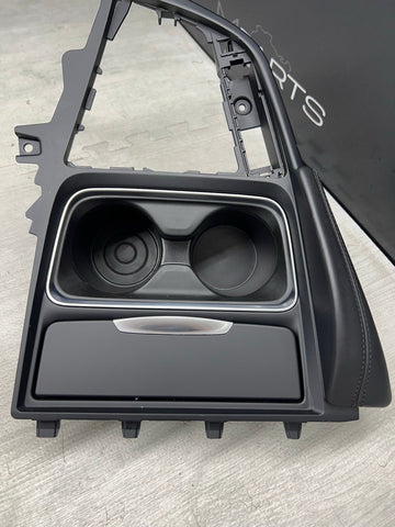 15-20 BMW F80 F82 F83 M3 M4 Front Cup Holder Center Console Leather Trim