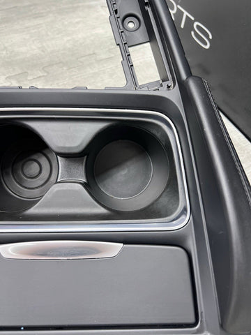 15-20 BMW F80 F82 F83 M3 M4 Front Cup Holder Center Console Leather Trim