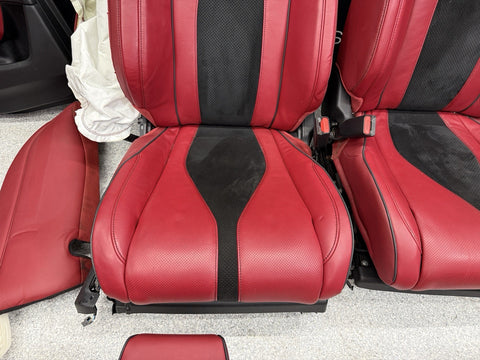 21-25 ACURA TLX TYPE S INTERIOR SET RED ALCANTARA LEATHER SEATS OEM 7K MILES