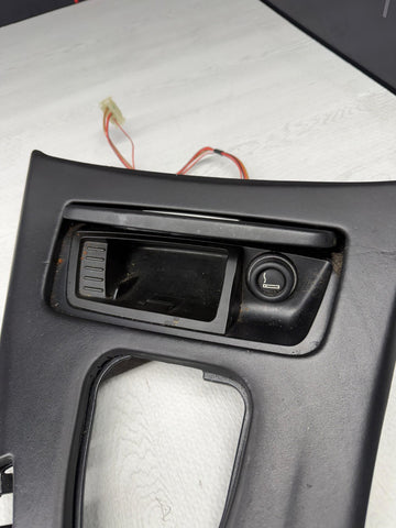 9-13 BMW M3 E92 E93 AUTOMATIC SHIFTER COVER BEZEL PANEL Black OEM 7903962 *notes