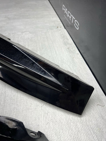 21-25 OEM BMW G80 M3 Sedan Rear Bumper Lower Trims Spoilers Gloss Black OEM