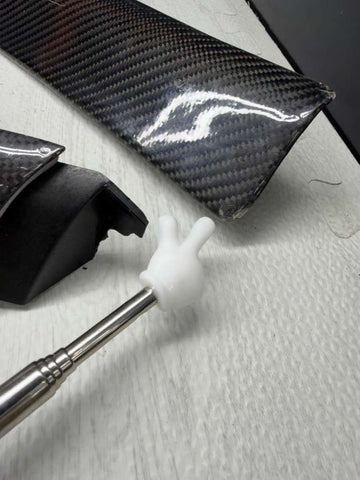 BMW E46 M3 01-06 Carbon Fiber Interior Trim Dashboard Dash Board Set *Notes*