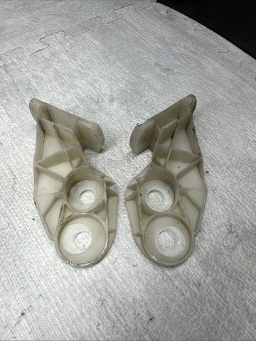 01-06 BMW E46 M3 S54 FRONT BUMPER COVERS LEFT RIGHT BRACKETS GUARDS OEM