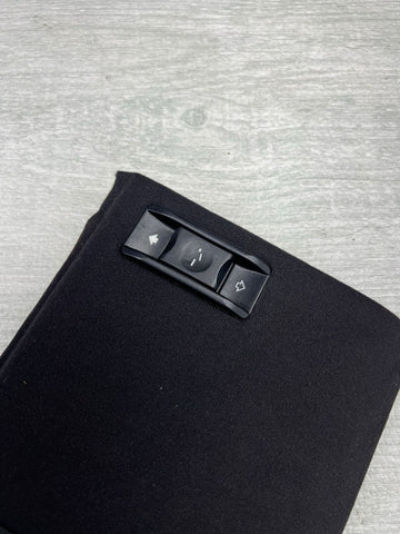 00-06 BMW E46 330Ci M3 Coupe Front Interior Overhead Sunroof Cover Black OEM