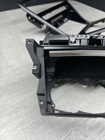 Center Dash Console Carbon Fiber Trims Panels 51168096321 51169396502 BMW F92 M8