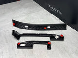 BMW E46 M3 01-06 Carbon Fiber Interior Trim Dashboard Dash Board Set *Notes*