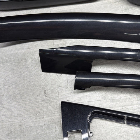 01-06 BMW E46 M3 Coupe Interior Armrests Trim Set Piano Black*Notes*