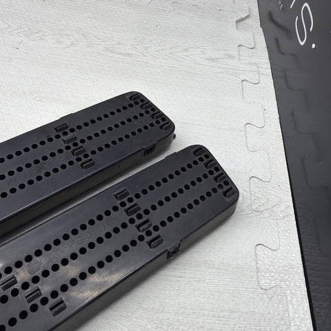 01-06 BMW E46 M3 Fender Vent Grilles Grills Trims Genuine OEM Painted Black