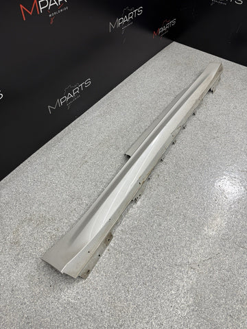 15-20 OEM BMW F82 F83 M4 Right Passenger Side Skirt Rocker Panel Mineral White
