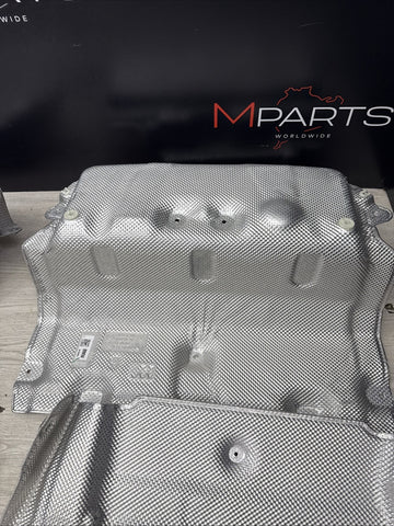 21-26 OEM BMW G80 M3 Sedan Rear Exhaust Heat Shield Shields Cover Panels