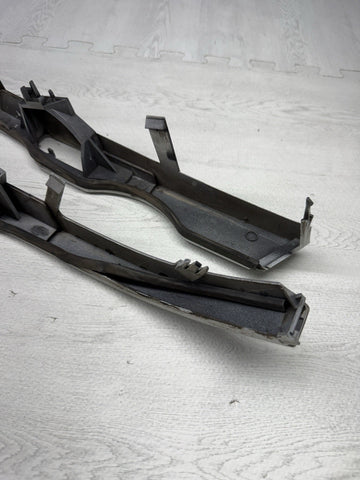 01-06 BMW E46 M3 330Ci Front Lower Headlight Trims Black OEM