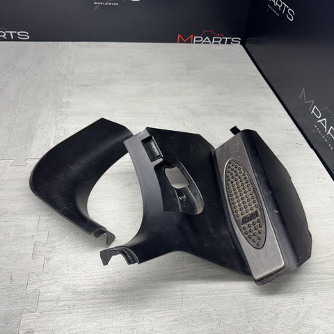 01-06 BMW E46 M3 Left Right Kick Dead Pedals Covers Trims Panels Genuine Black