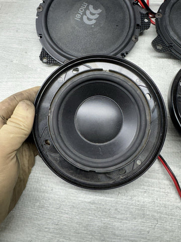 01-06 BMW E46 M3 Upgraded Speakers Morel Virtus Nano Hybrid Woofer Convertible
