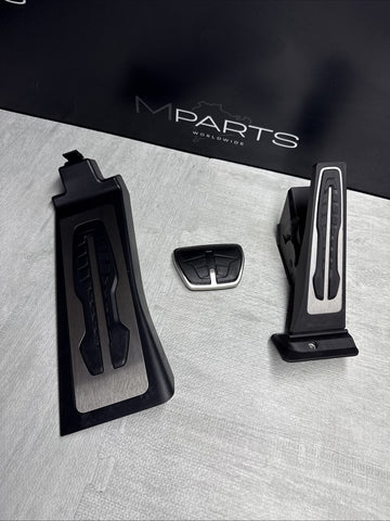 BMW 20-25 X5M X6M F95 F96 Left Kick Panel Brake Gas Dead Pedal Covers Trims OEM