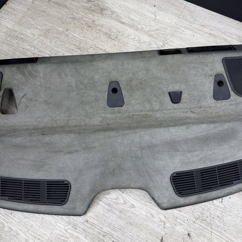 2000-2003 BMW E39 M5 Rear Window Shelf Interior Trim Panel Black Alcantara OEM