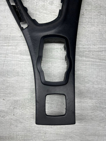 09-13 BMW E93 M3 CONVERTIBLE DCT CIC LEATHER CENTER CONSOLE TRIM