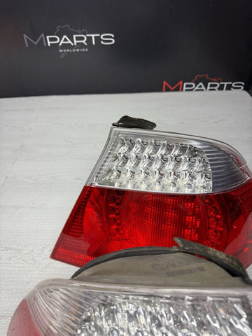 BMW E46 M3 01-06 Convertible LED Tail Lights Red Original Trunk Outers Inners