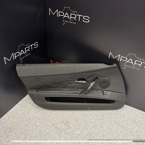 03-08 Bmw E85 Z4 Front Left Driver Interior Door Card Panel Cover Oem Black