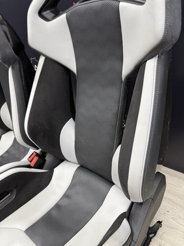 BMW 21-26 G80 M3 Front Silverstone Carbon Bucket Seats Seat Set OEM 600 Miles