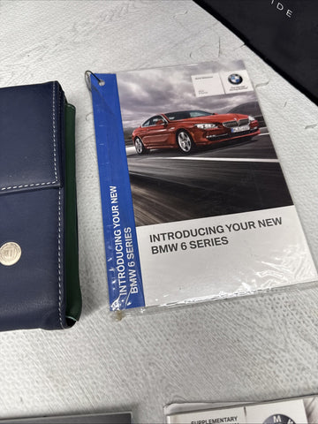 2015 OEM BMW F06 Alpina B6 Gran Coupe Owners Manual Books w/ Wallet