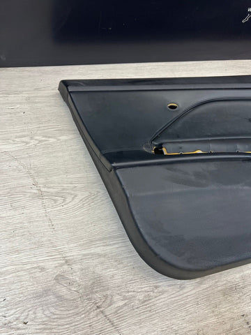 01-06 BMW E46 M3 DRIVER LEFT SIDE DOOR PANEL CARD BLACK OEM