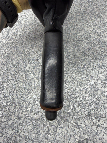 99-03 BMW E39 M5 Emergency Hand Brake Lever Boot Handle Wood Nappa OEM